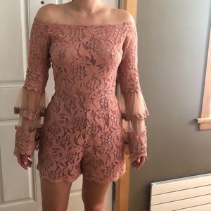 AKIRA lace romper